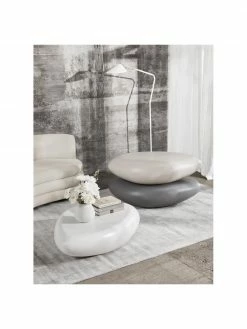 Westwing Collection Table basse ovale forme organique Pietra, larg. 116 x long. 28 cm -furniture Soldes Table basse ovale forme organique Pietra 2