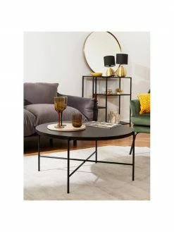 Westwing Collection Table basse ronde Mica, Ø 82 x haut. 41 cm -furniture Soldes Table basse ronde Mica 1