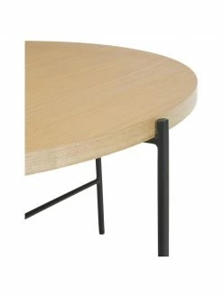 Westwing Collection Table basse ronde Mica, Ø 82 x haut. 41 cm -furniture Soldes Table basse ronde Mica 11