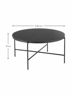 Westwing Collection Table basse ronde Mica, Ø 82 x haut. 41 cm -furniture Soldes Table basse ronde Mica 3