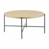 Westwing Collection Table basse ronde Mica, Ø 82 x haut. 41 cm