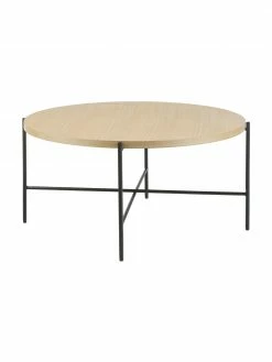 Westwing Collection Table basse ronde Mica, Ø 82 x haut. 41 cm