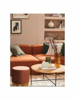 Westwing Collection Table basse ronde Mica, Ø 82 x haut. 41 cm -furniture Soldes Table basse ronde Mica 7