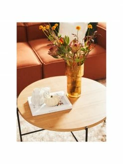 Westwing Collection Table basse ronde Mica, Ø 82 x haut. 41 cm -furniture Soldes Table basse ronde Mica 8