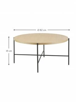 Westwing Collection Table basse ronde Mica, Ø 82 x haut. 41 cm -furniture Soldes Table basse ronde Mica 9