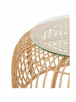 Westwing Collection Table basse ronde avec plateau en verre Costa, Ø 85 x haut. 42 cm 10 Westwing Collection Table basse ronde avec plateau en verre Costa, Ø 85 x haut. 42 cm -furniture Soldes Table basse ronde avec plateau en verre Costa 4