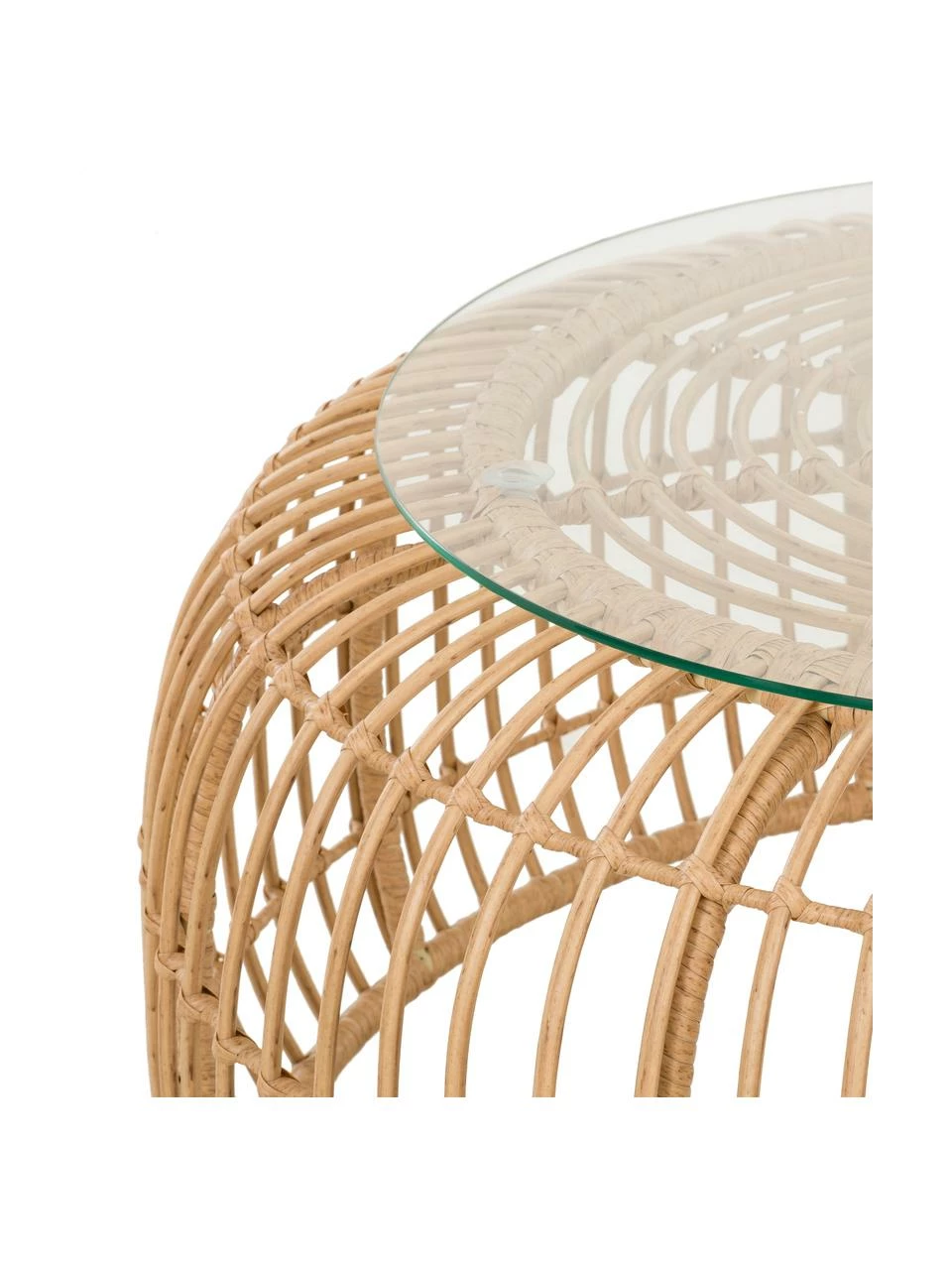 Westwing Collection Table basse ronde avec plateau en verre Costa, Ø 85 x haut. 42 cm 5 Westwing Collection Table basse ronde avec plateau en verre Costa, Ø 85 x haut. 42 cm – Image 5