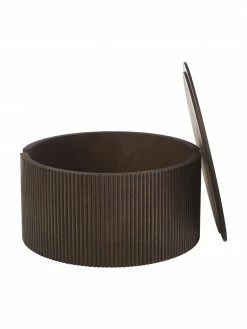 Westwing Collection Table basse ronde avec rangement Nele, Ø 70 x haut. 36 cm -furniture Soldes Table basse ronde avec rangement Nele 3