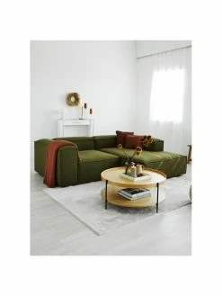 Westwing Collection Table basse ronde avec rangement Renee, Ø 90 x haut. 39 cm -furniture Soldes Table basse ronde avec rangement Renee 2