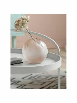 Table basse ronde blanche Melbury, Ø 65 x haut. 50 cm -furniture Soldes Table basse ronde blanche Melbury 3