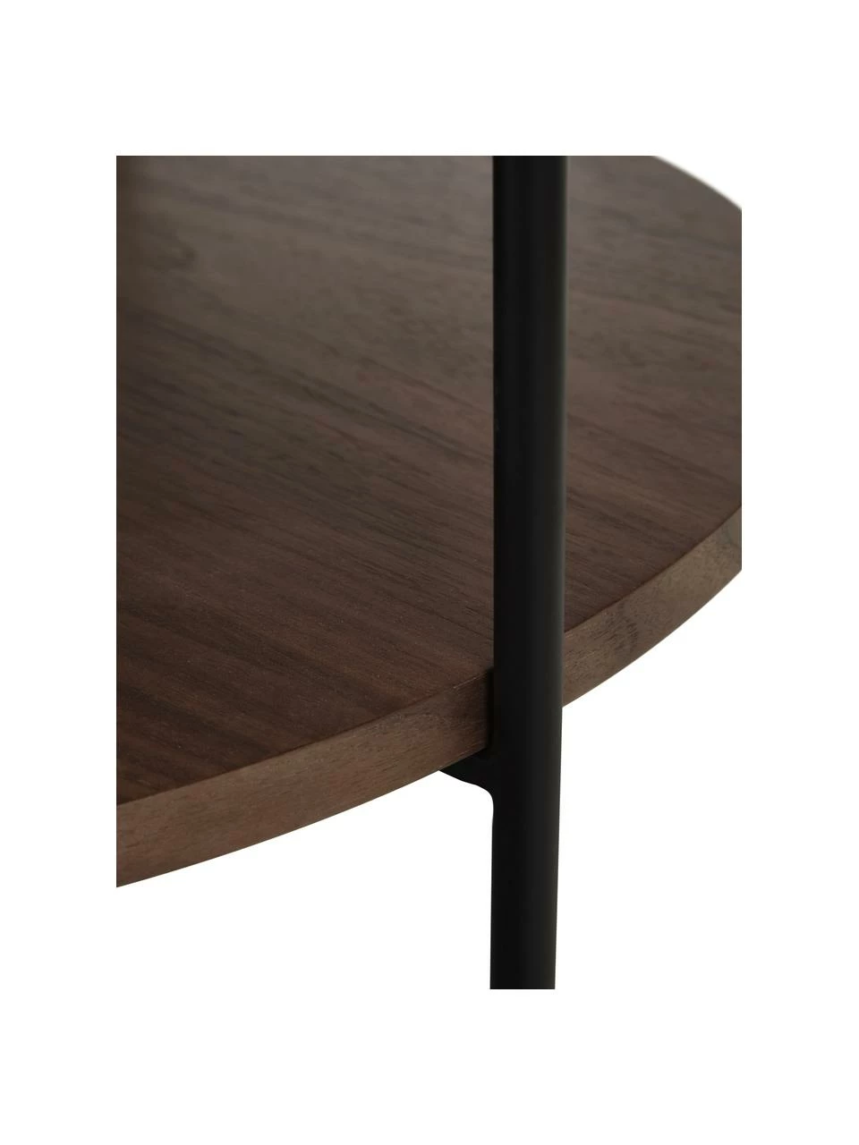 Westwing Collection Table basse ronde bois de noyer Renee, Ø 69 x haut. 39 cm 6 Westwing Collection Table basse ronde bois de noyer Renee, Ø 69 x haut. 39 cm – Image 6