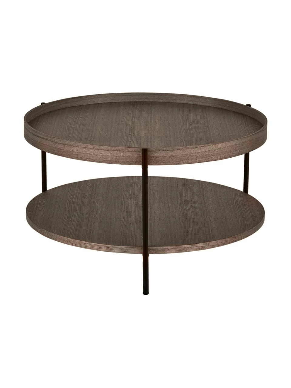Westwing Collection Table basse ronde bois de noyer Renee, Ø 69 x haut. 39 cm 1 Westwing Collection Table basse ronde bois de noyer Renee, Ø 69 x haut. 39 cm