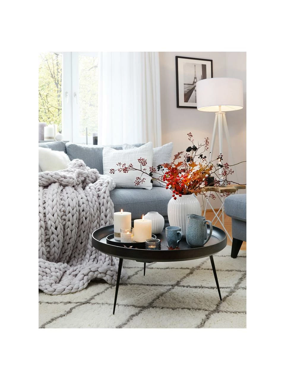 Mater Table basse ronde design Bowl, Ø 75 x haut. 38 cm 2 Mater Table basse ronde design Bowl, Ø 75 x haut. 38 cm – Image 2