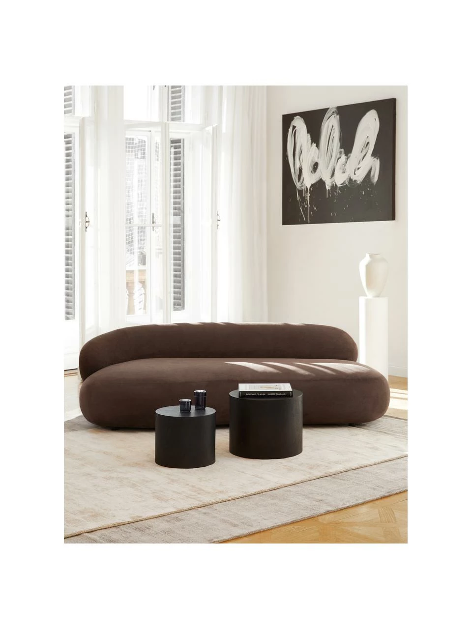 Westwing Collection Table basse ronde en bois Dan, 2 élém., Ensemble avec différentes tailles 2 Westwing Collection Table basse ronde en bois Dan, 2 élém., Ensemble avec différentes tailles – Image 2