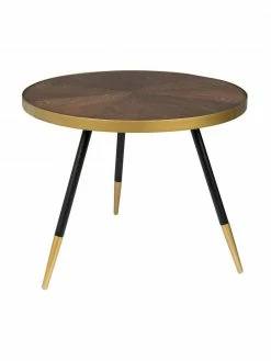 Table basse ronde en bois Denise, Ø 61 x haut. 40 cm