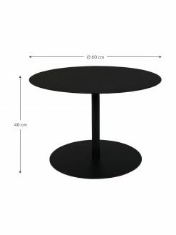 Zuiver Table basse ronde en métal Snow, Ø 60 x haut. 40 cm -furniture Soldes Table basse ronde en metal Snow 2