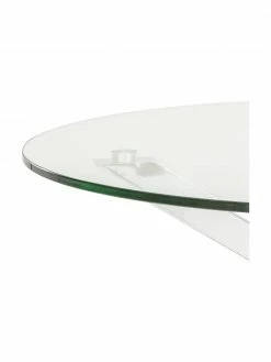 Table basse ronde en métal et verre Emilie, Ø 82 x haut. 40 cm -furniture Soldes Table basse ronde en metal et verre Emilie 5