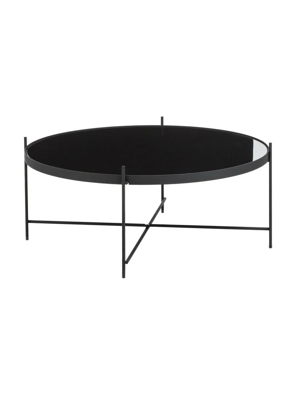 Zuiver Table basse ronde en verre Cupid, Ø 83 x haut. 35 cm 1 Zuiver Table basse ronde en verre Cupid, Ø 83 x haut. 35 cm