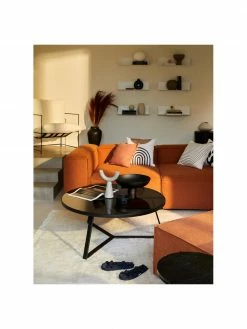 Westwing Collection Table basse ronde en verre Fortunata, Ø 100 x haut. 40 cm -furniture Soldes Table basse ronde en verre Fortunata 3