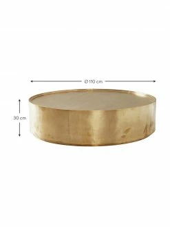 Table basse ronde laiton Malibu, Ø 110 x haut. 30 cm 7 Table basse ronde laiton Malibu, Ø 110 x haut. 30 cm -furniture Soldes Table basse ronde laiton Malibu 2
