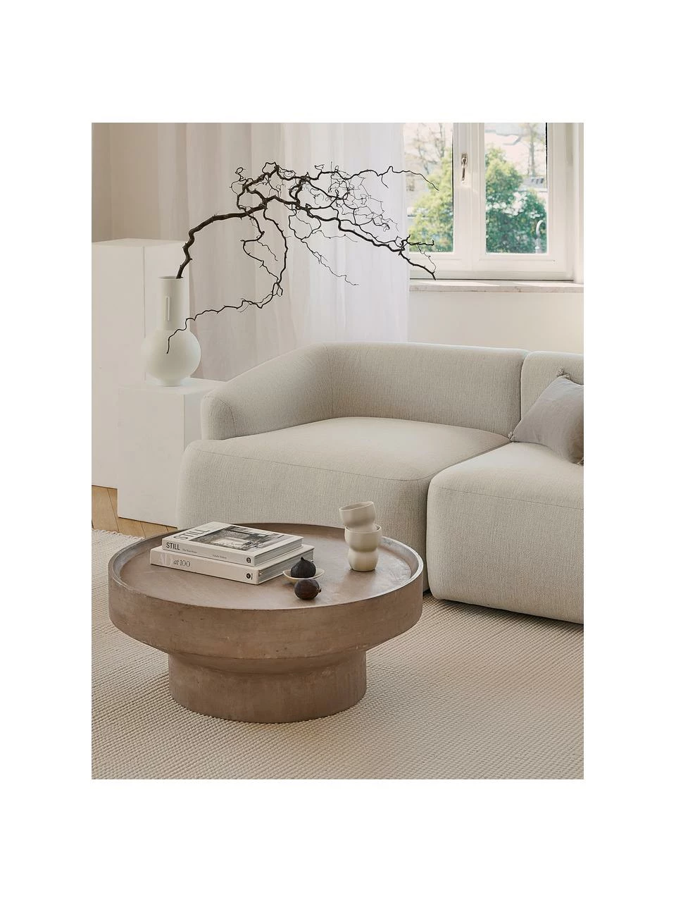 Westwing Collection Table basse ronde manguier Benno, Ø 80 x haut. 35 cm 3 Westwing Collection Table basse ronde manguier Benno, Ø 80 x haut. 35 cm – Image 3