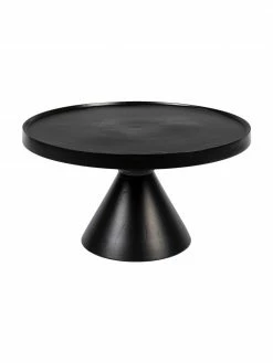 Zuiver Table basse ronde métal noir Floss, Ø 60 x haut. 33 cm