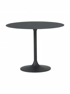 Table basse ronde métal noir Thin, Ø 60 x haut. 47 cm