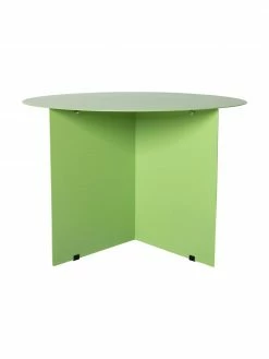 HKliving Table basse ronde métal vert clair Dinga, Ø 60 x haut. 40 cm -furniture Soldes Table basse ronde metal vert clair Dinga 3