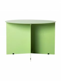 HKliving Table basse ronde métal vert clair Dinga, Ø 60 x haut. 40 cm -furniture Soldes Table basse ronde metal vert clair Dinga 4
