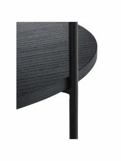 Westwing Collection Table basse ronde noire Renee, Ø 69 x haut. 39 cm -furniture Soldes Table basse ronde noire Renee 10