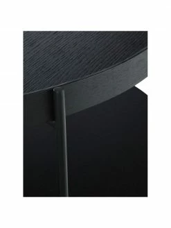 Westwing Collection Table basse ronde noire Renee, Ø 90 x haut. 39 cm -furniture Soldes Table basse ronde noire Renee 5