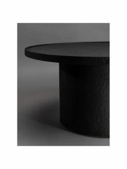 Dutchbone Table basse ronde noire Winston, Ø 70 x haut. 36 cm 9 Dutchbone Table basse ronde noire Winston, Ø 70 x haut. 36 cm -furniture Soldes Table basse ronde noire Winston 3