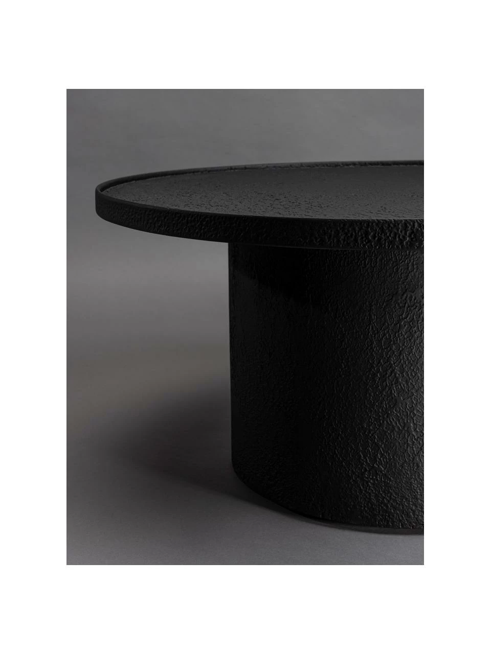 Dutchbone Table basse ronde noire Winston, Ø 70 x haut. 36 cm 4 Dutchbone Table basse ronde noire Winston, Ø 70 x haut. 36 cm – Image 4