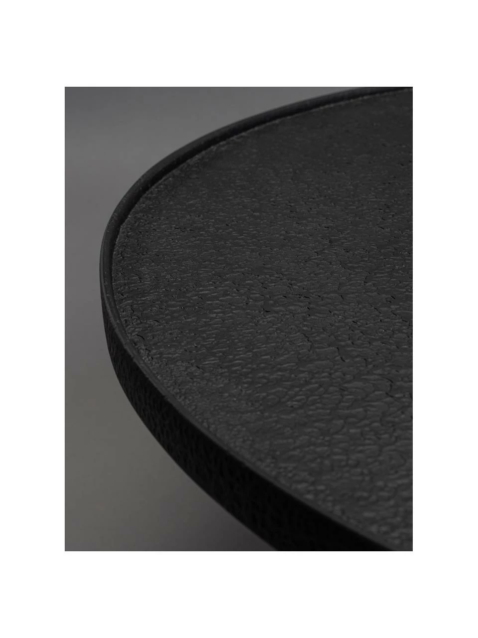 Dutchbone Table basse ronde noire Winston, Ø 70 x haut. 36 cm 5 Dutchbone Table basse ronde noire Winston, Ø 70 x haut. 36 cm – Image 5