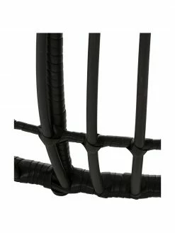 Westwing Collection Table basse ronde noire plateau en verre Costa, Ø 85 x haut. 42 cm -furniture Soldes Table basse ronde noire plateau en verre Costa 5