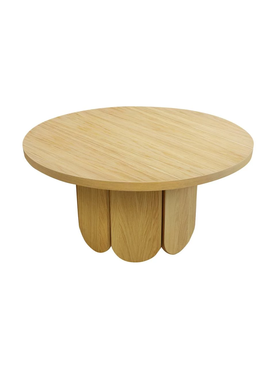 Woodman Table basse ronde plaquée chêne Soft, Ø 79 x haut. 41 cm 4 Woodman Table basse ronde plaquée chêne Soft, Ø 79 x haut. 41 cm – Image 4