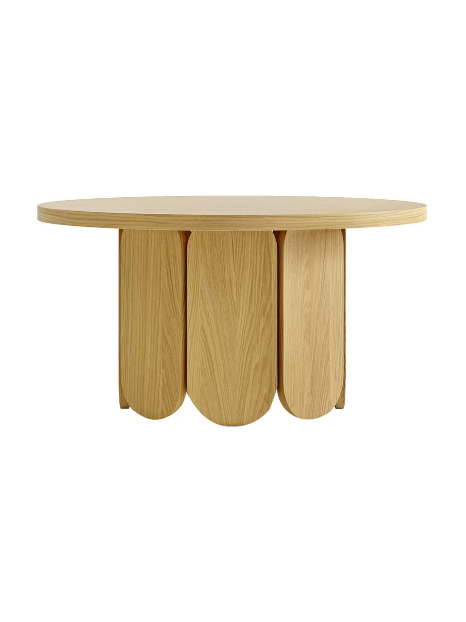 Woodman Table basse ronde plaquée chêne Soft, Ø 79 x haut. 41 cm 1 Woodman Table basse ronde plaquée chêne Soft, Ø 79 x haut. 41 cm