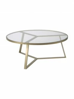 Westwing Collection Table basse ronde plateau en verre Fortunata, Ø 100 x haut. 40 cm 9 Westwing Collection Table basse ronde plateau en verre Fortunata, Ø 100 x haut. 40 cm -furniture Soldes Table basse ronde plateau en verre Fortunata 3
