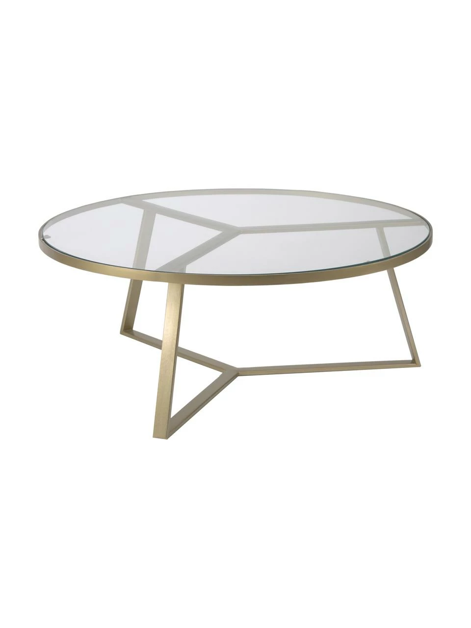 Westwing Collection Table basse ronde plateau en verre Fortunata, Ø 100 x haut. 40 cm 4 Westwing Collection Table basse ronde plateau en verre Fortunata, Ø 100 x haut. 40 cm – Image 4