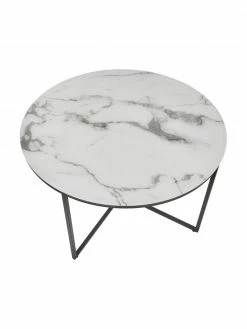 Westwing Collection Table basse ronde verre aspect marbre Antigua, Ø 80 x haut. 45 cm 11 Westwing Collection Table basse ronde verre aspect marbre Antigua, Ø 80 x haut. 45 cm -furniture Soldes Table basse ronde verre aspect marbre Antigua 17