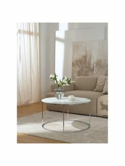 Westwing Collection Table basse ronde verre aspect marbre Antigua, Ø 80 x haut. 45 cm 7 Westwing Collection Table basse ronde verre aspect marbre Antigua, Ø 80 x haut. 45 cm -furniture Soldes Table basse ronde verre aspect marbre Antigua 31