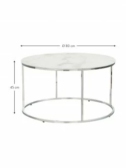 Westwing Collection Table basse ronde verre aspect marbre Antigua, Ø 80 x haut. 45 cm 8 Westwing Collection Table basse ronde verre aspect marbre Antigua, Ø 80 x haut. 45 cm -furniture Soldes Table basse ronde verre aspect marbre Antigua 32