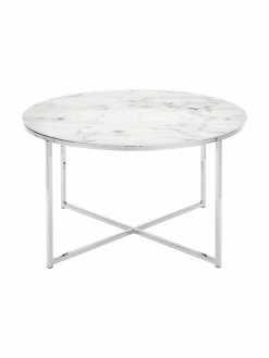 Westwing Collection Table basse ronde verre aspect marbre Antigua, Ø 80 x haut. 45 cm 9 Westwing Collection Table basse ronde verre aspect marbre Antigua, Ø 80 x haut. 45 cm -furniture Soldes Table basse ronde verre aspect marbre Antigua 39