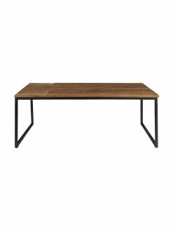 Dutchbone Table basse style industriel Randi, larg. 110 x haut. 40 cm -furniture Soldes Table basse style industriel Randi 3