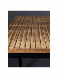 Dutchbone Table basse style industriel Randi, larg. 110 x haut. 40 cm -furniture Soldes Table basse style industriel Randi 5