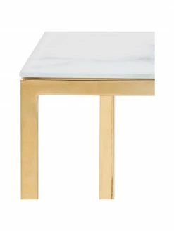 Table basse verre marbré Alisma, larg. 90 x haut. 45 cm -furniture Soldes Table basse verre marbre Alisma 5