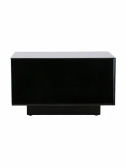 HKliving Table basse verre miroir noir Block, larg. 60 x haut. 35 cm -furniture Soldes Table basse verre miroir noir Block 3