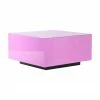 HKliving Table basse verre miroir rose Block, larg. 60 x haut. 32 cm