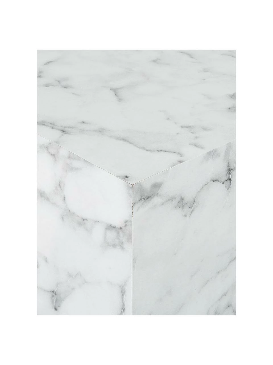 Westwing Collection Table d'appoint aspect marbre Lesley, larg. 45 x haut. 50 cm 5 Westwing Collection Table d'appoint aspect marbre Lesley, larg. 45 x haut. 50 cm – Image 5