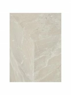 Westwing Collection Table d'appoint aspect travertin Lesley, larg. 45 x haut. 50 cm -furniture Soldes Table dappoint aspect travertin Lesley 5